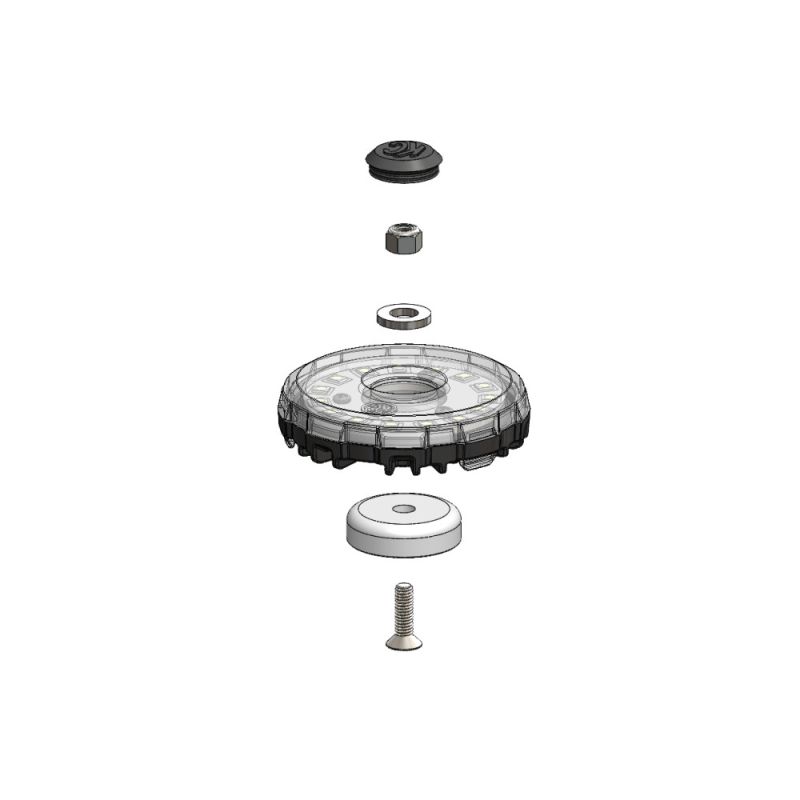 Magnet Mount Kit for Rock Lights and More - 2 Pack