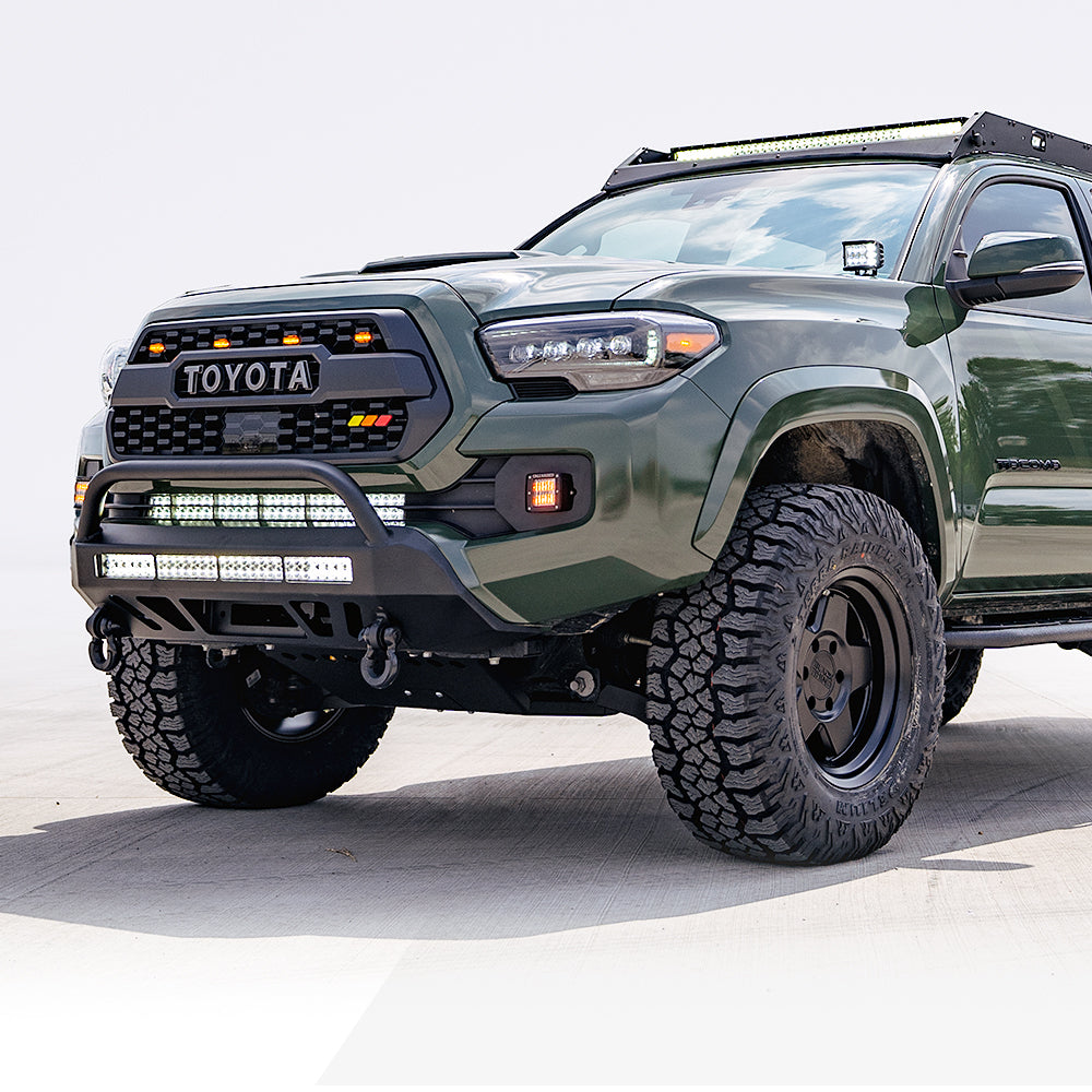 2016+ Tacoma Stealth Bumper - NO LED Bar // BUMPER LIGHT BAR - BLUE - SMALL // NO 2nd LED Bar // BUMPER LIGHT BAR SWITCH