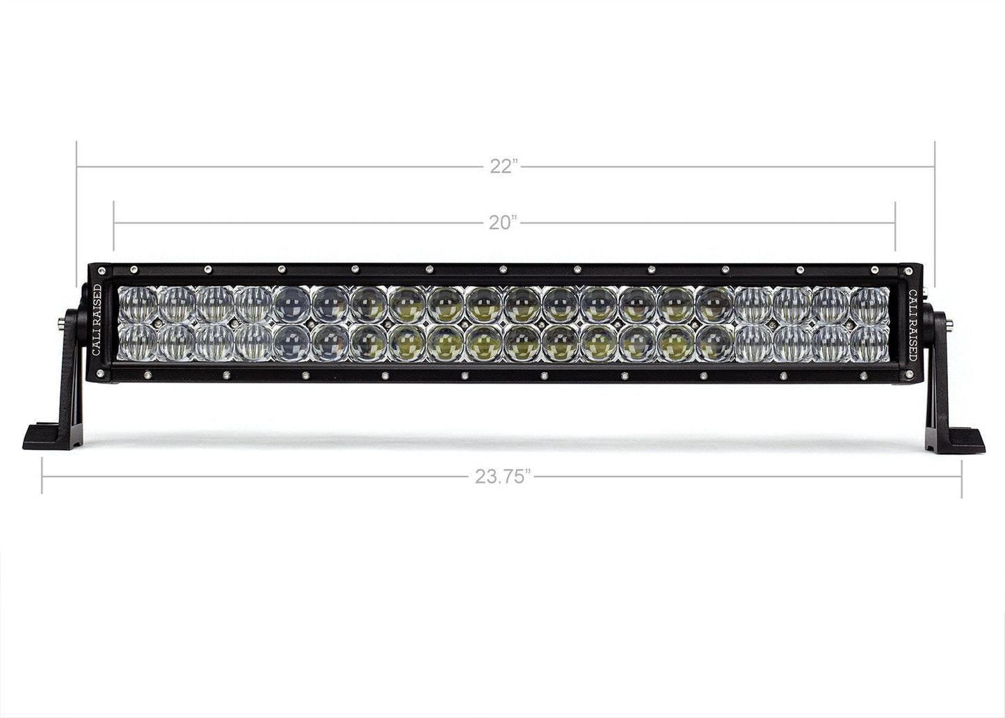 2010-2018 Dodge 2500/3500 22" Bumper Hidden LED Light Bar Brackets/Combo - Cali Raised LED