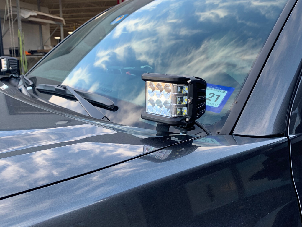 2016-2020 Toyota Tacoma Low Profile Ditch Light Brackets/Combo - Cali Raised LED