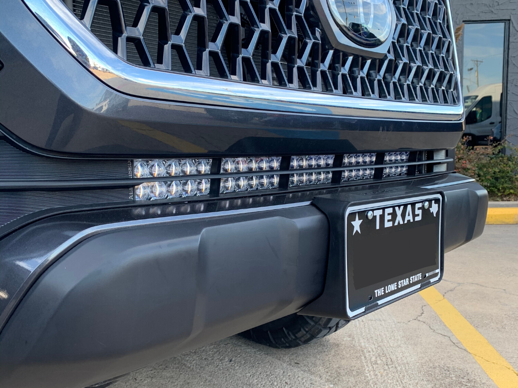 2016-2020 Toyota Tacoma 32 Lower Bumper Hidden LED Light Bar Brackets/Combo - Cali Raised LED