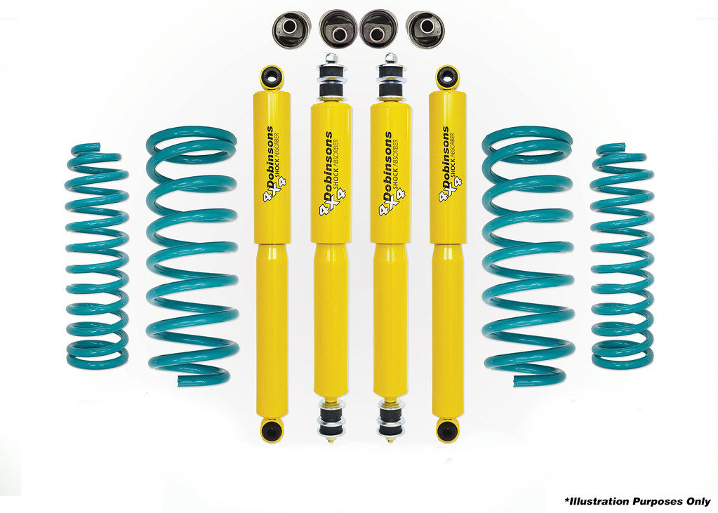 Dobinsons 4x4 1.5-2.5" Lift Kit for Toyota Landcruiser 70 Series - LJ70, LJ72, LJ73, LJ77, (RJ70, RJ73, KZJ 70/73 - 1994 on) 01/1990 to 05/1993 - Square Headlights - DSSKIT941 - DSSKIT941
