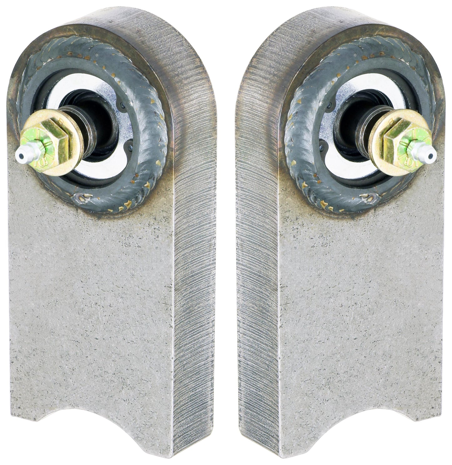 Johnny Joint Kit, TJ/LJ/XJ/MJ Front End Housing, 2WD Beam Only, Greasable 7/16 in. Thru Bolts, Reqs. Welding