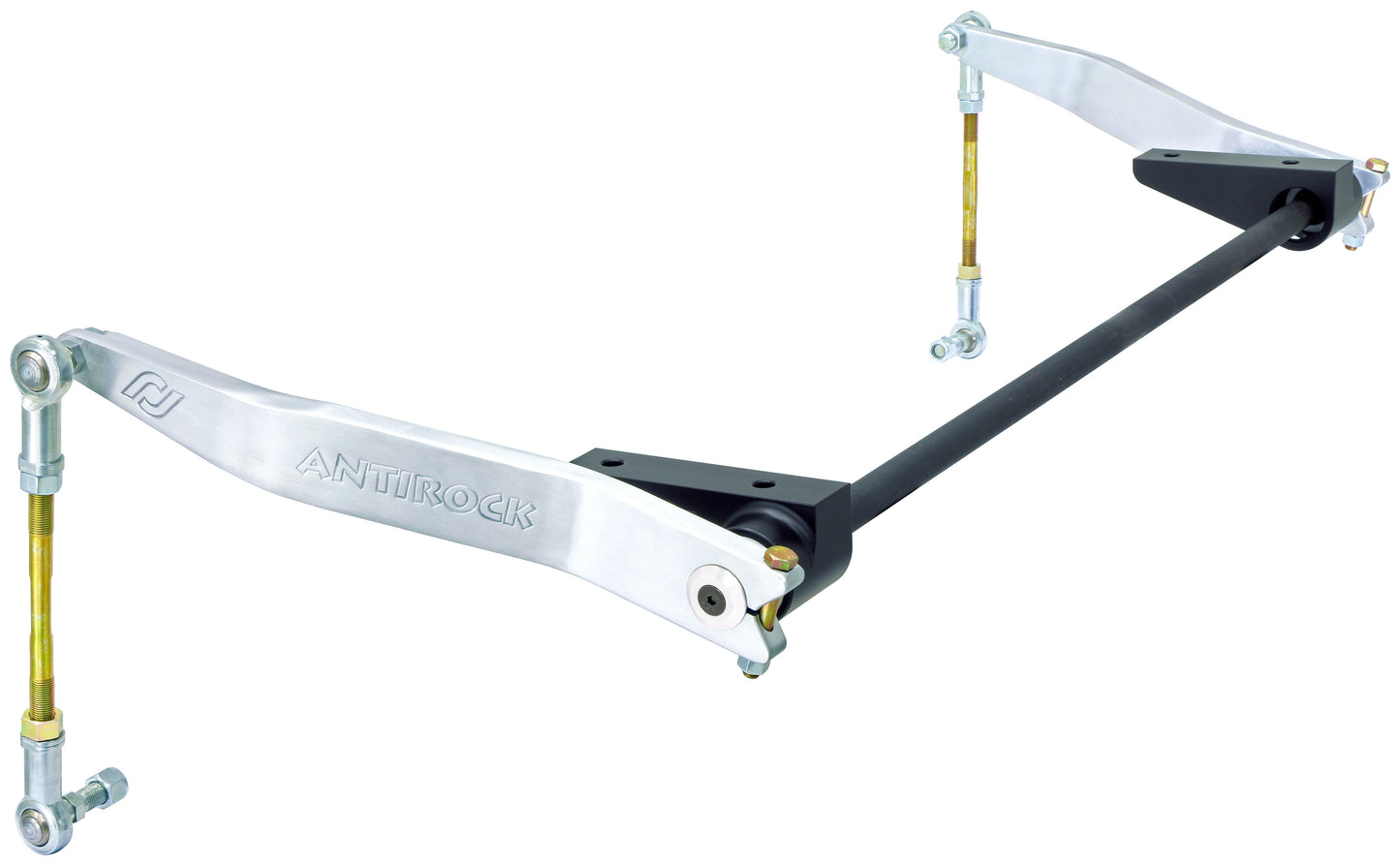 Antirock Sway Bar Kit, JK Front, Bolt-On, Aluminum Frame Brackets, Aluminum Arms,