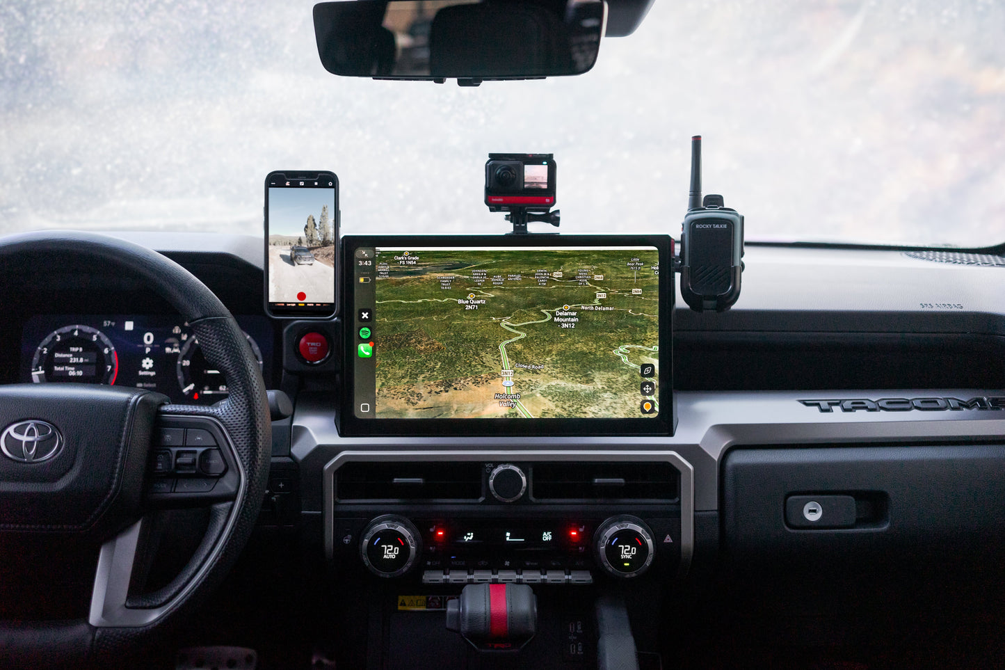 2024 Toyota Tacoma Dash Mount-14” Screen