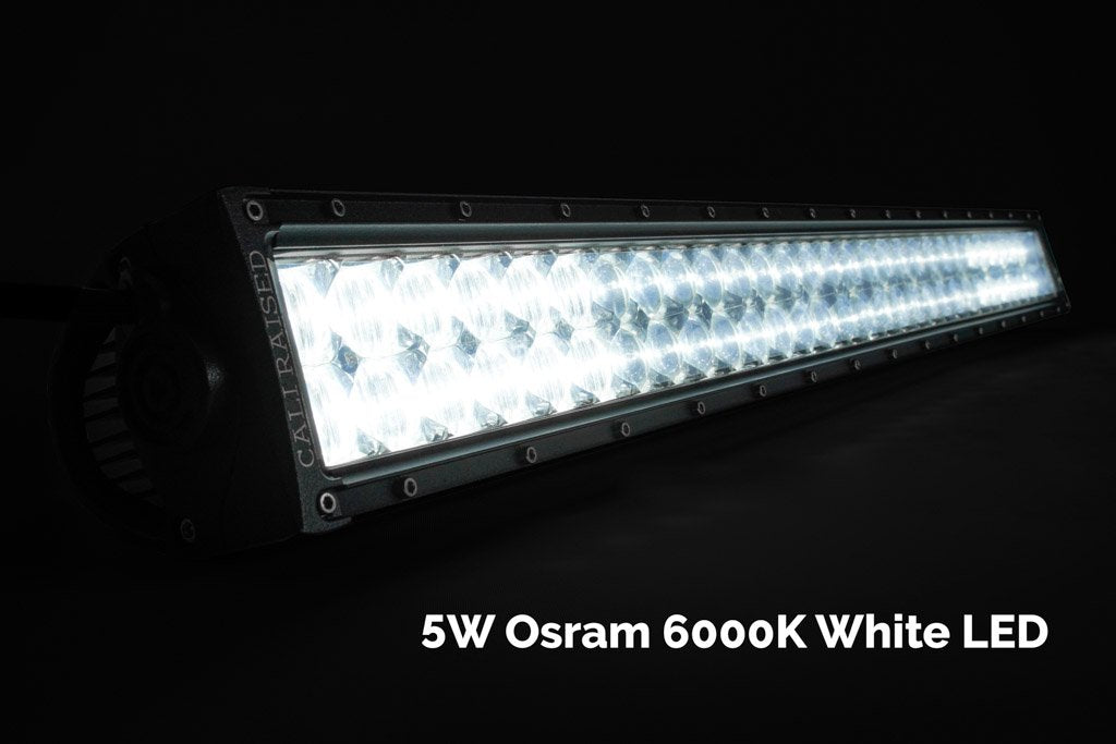 2014-2020 Toyota Tundra 42" Hidden Grille Curved LED Light Bar Brackets/Combo - Cali Raised LED