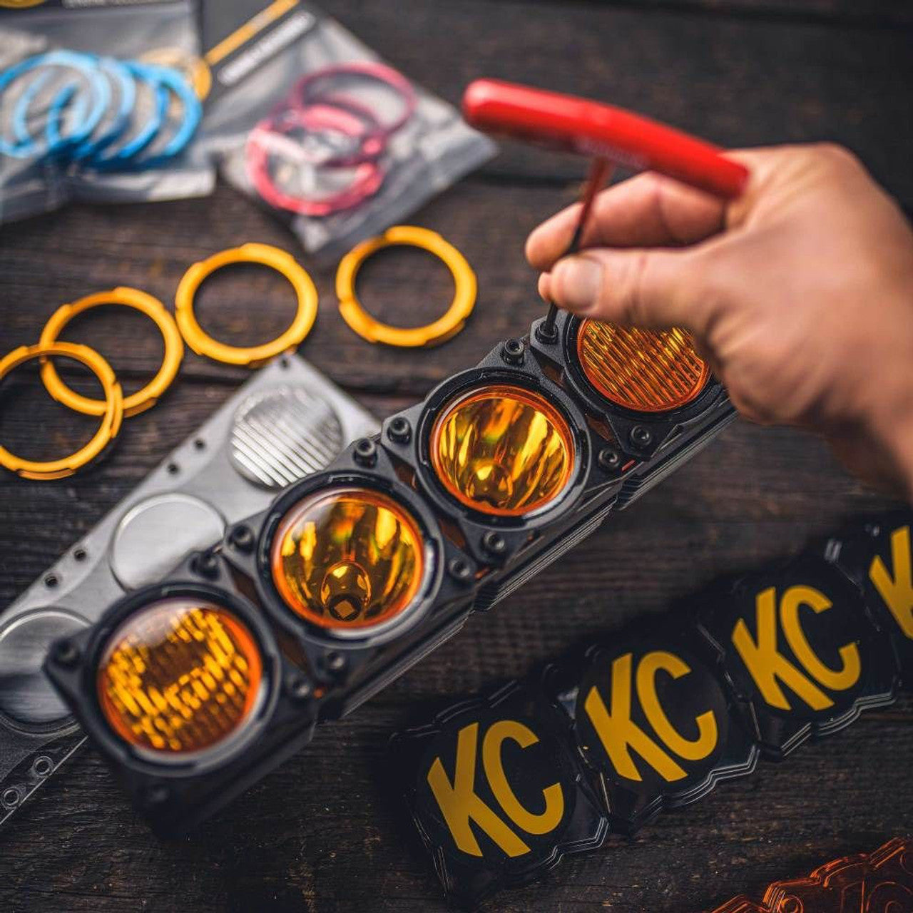 KC Hilites Flex Era LED Light Bar, Master Kit