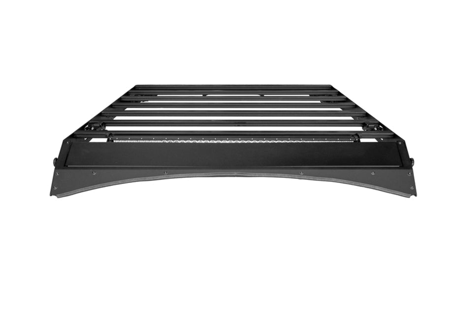 2014-2021 Tundra Crew Max Premium Roof Rack - 43 in Dual Function // Tall Switch and Wiring // LED LIGHT BAR - AMBER - TALL // No Lights