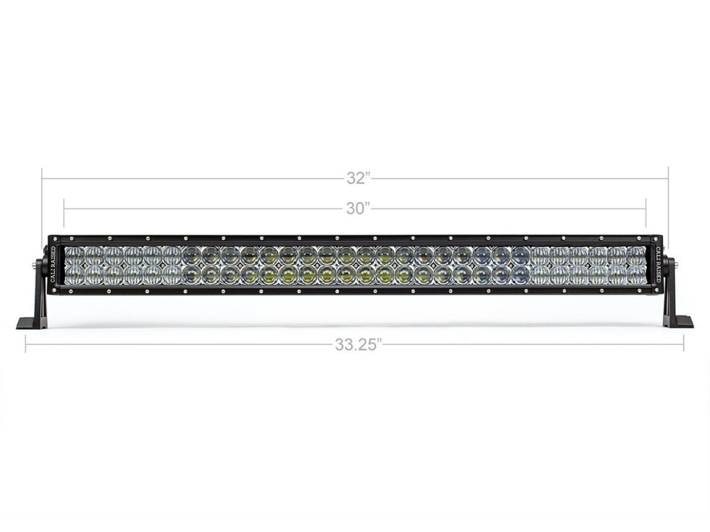 2016-2020 Toyota Tacoma 32" Lower Bumper Hidden LED Light Bar Brackets/Combo - Cali Raised LED