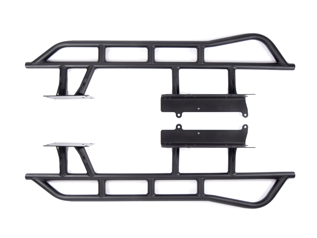 Toyota 4Runner Trail Edition bolt on rock sliders (pre-installation) - Cali Raised LED
