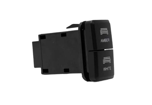 Dual Function Toyota OEM Style "AMBER & WHITE" Switch Tall Style