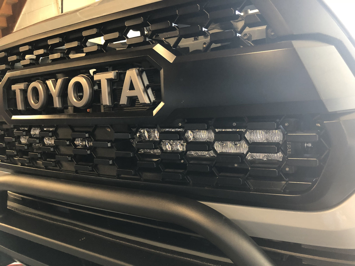 2016-2020 Toyota Tacoma 32" Upper Grille LED Light Bar Brackets/Combo - Cali Raised Led