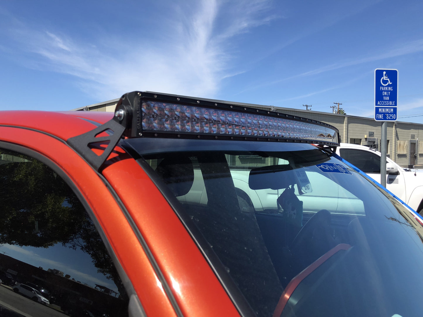 2005-2020 Toyota Tacoma 52" Curved LED Light Bar Roof Brackets/Combo - Cali Raised LED