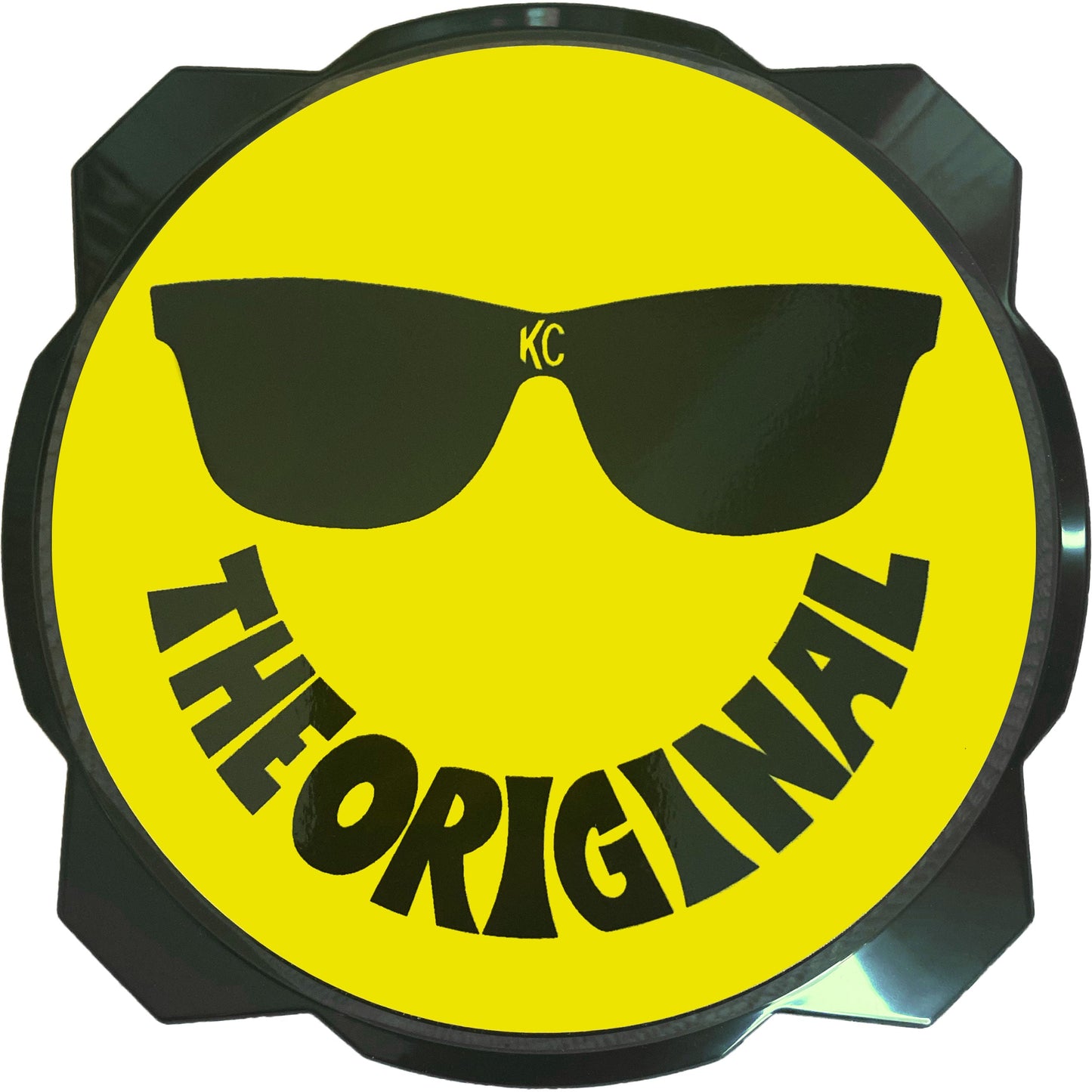 6" Pro6 Gravity® Light cover - 50th Anniversary Smiley Face- Yellow / Black KC Logo