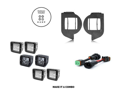 2014-2020Toyota4RunnerLEDFogLightPodReplacementsCombo