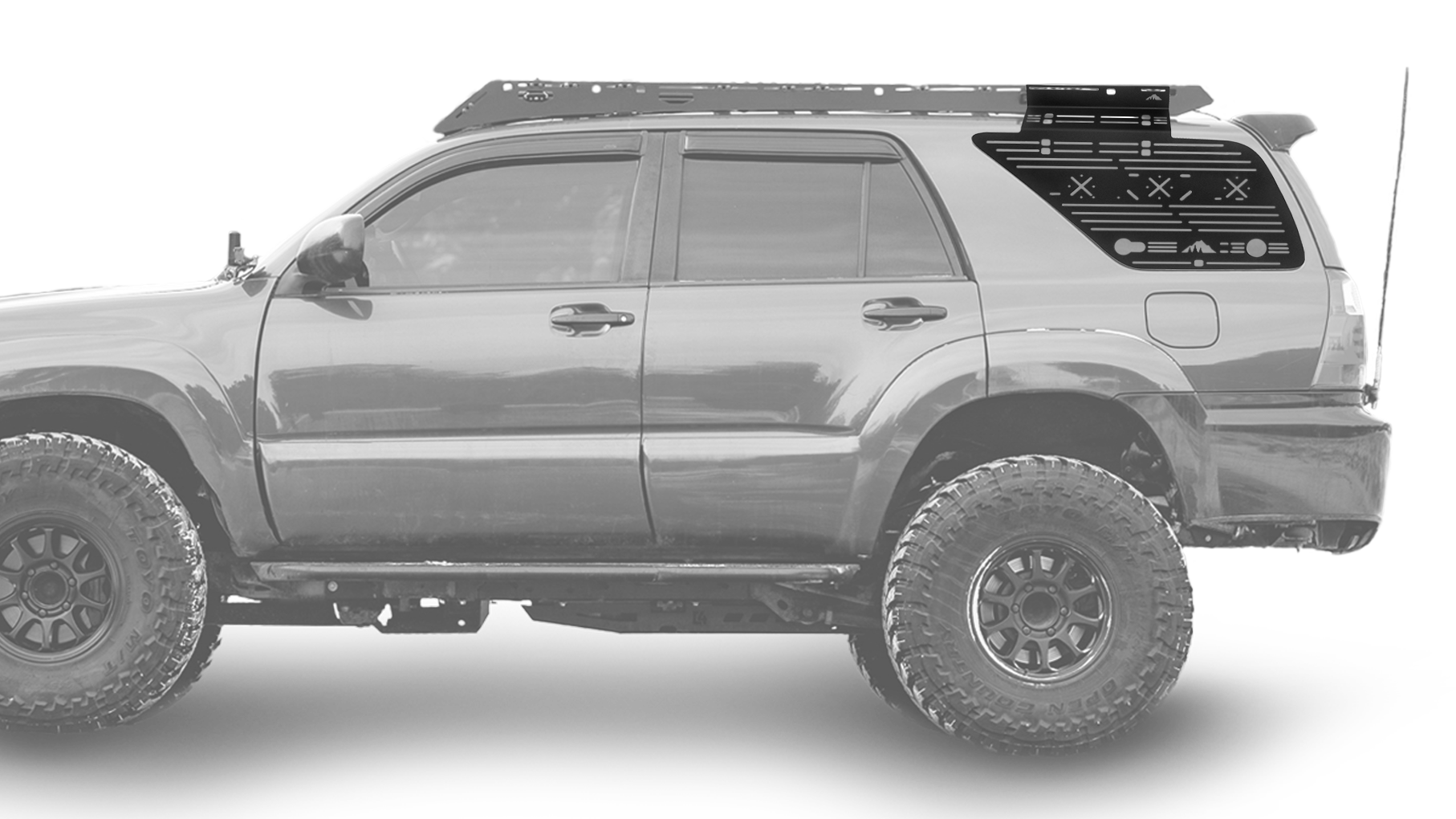 4th Gen 4Runner Window Panel - Sherpa Equipment Company