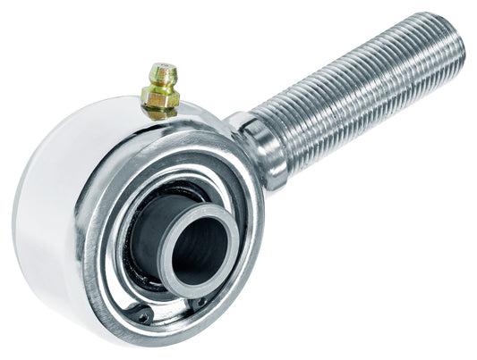 Johnny Joint Rod End, 2 in., Polished Stainless Steel Narrow, 3/4 in.-16 RH Threads, 1.800 in. x .625 in. Ball
