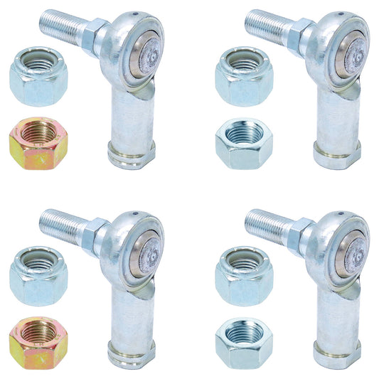 RockJock Adjustable Sway Bar End Link Rod End Pack for Steel Arms, Heim Style