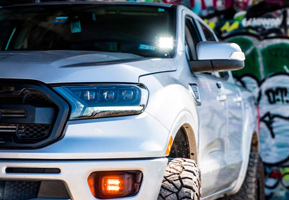 2019+ Ford Ranger Low Profile Ditch Light Brackets Kit