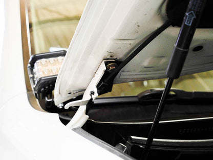 2010-2020 Lexus GX 460 Low Profile LED Side Projecting Ditch Light Mounted to White Vehicle - Cali Raised LED