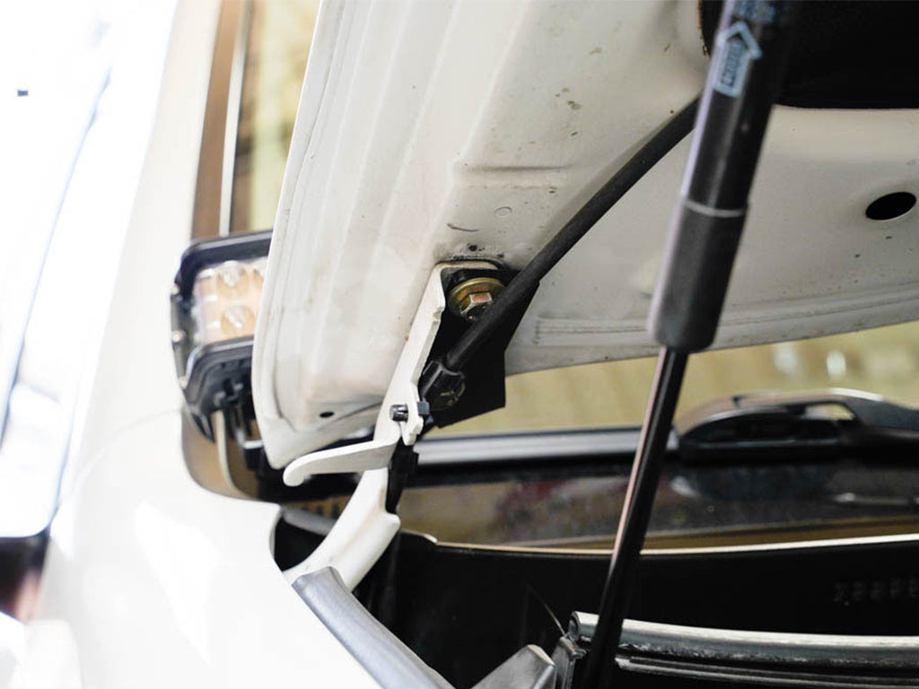 2010-2020 Lexus GX 460 Low Profile LED Side Projecting Ditch Light Mounted to White Vehicle - Cali Raised LED