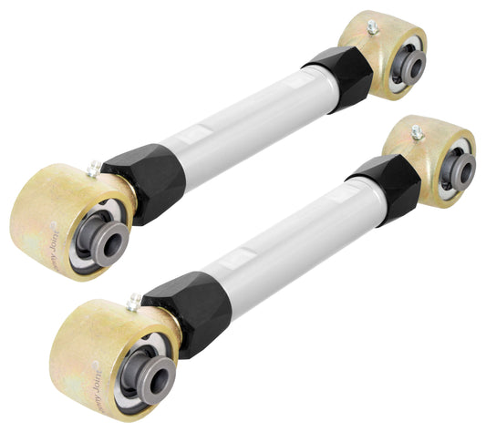 RockNut 21-Up Bronco Billet Aluminum Johnny Joint Rear Upper Control Arm Set, Double Adjustable