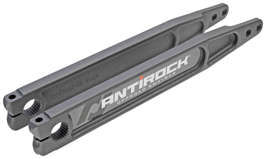 Antirock Forged Chromoly Sway Bar Arms, 17 in. Long x 28 Spline, Incl. Stickers, Pair