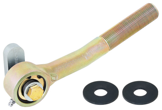 Johnny Joint Rod End, 2 in., Narrow Forged, Long Shank Bent for TJ/LJ/XJ/MJ/ZJ Front Trac Bar, 1 in.-14 RH Threads, 1.600 in. x .510 in. Ball