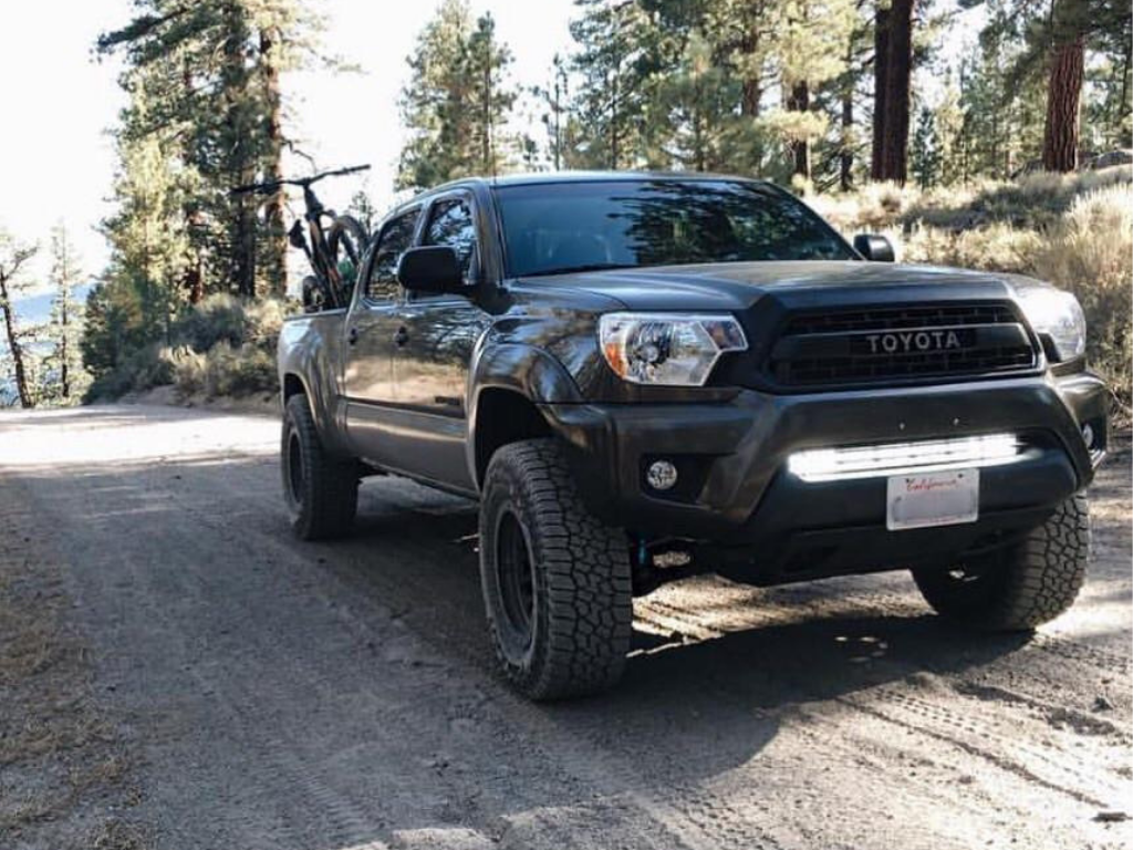 2005-2015 Toyota Tacoma 32" Lower Bumper Hidden LED Light Bar Brackets/Combo - Cali Raised LED