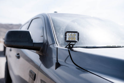 2014-2020 Toyota Tundra Low Profile Ditch Light Brackets/Combo - Cali Raised LED