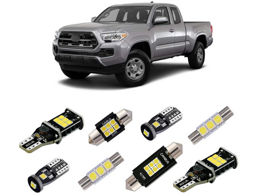 2016-2020 Toyota Tacoma 9-Piece Interior LED Light Kit - Cali Raised LED