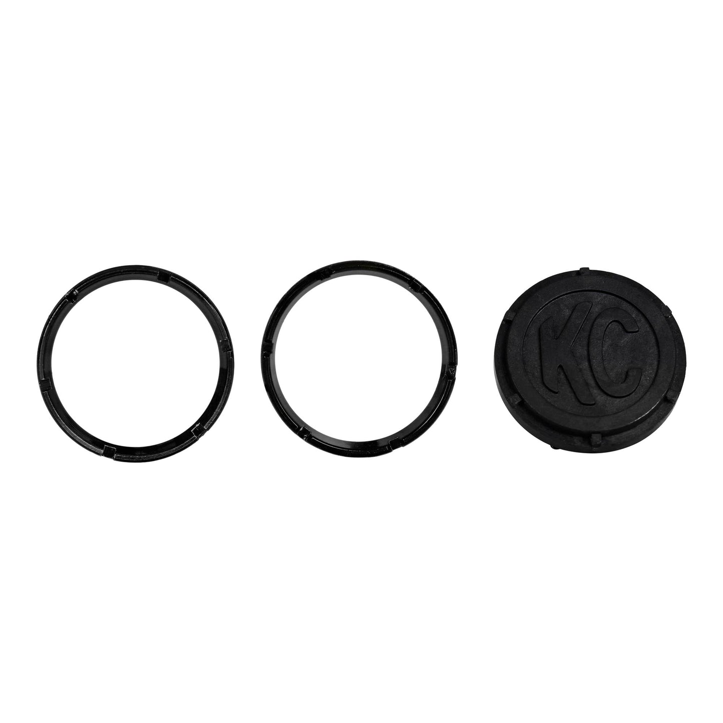KC FLEX™ LED 2-Bezel Rings - ED Coated - Black