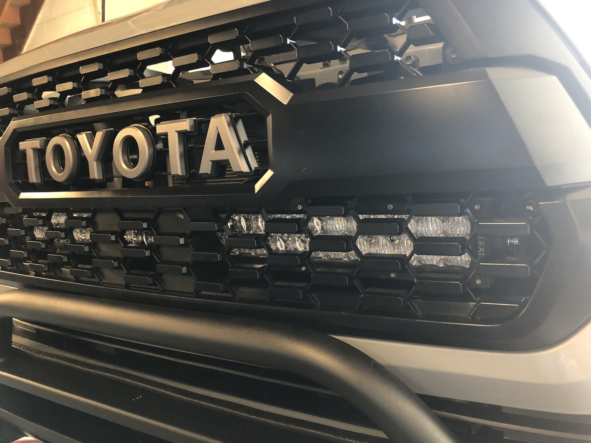 2016-2020 Toyota Tacoma 32" Upper Grille LED Light Bar Brackets/Combo - Cali Raised Led