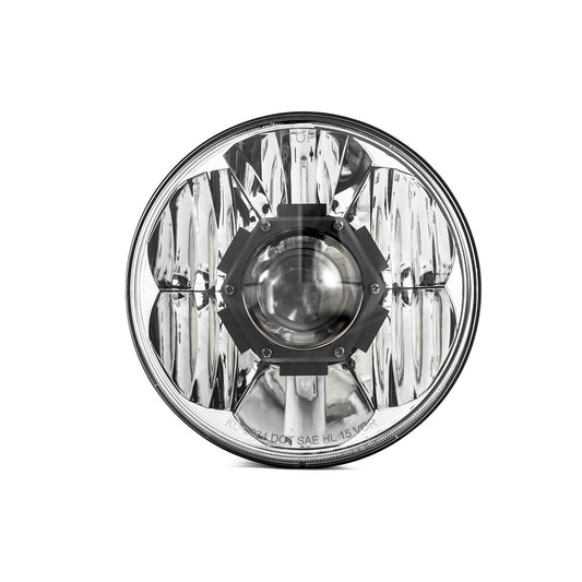 7" Gravity® LED Pro - Single Headlight - SAE/ECE - 55W / 60W Driving Beam - Universal / 07-18 Jeep JK